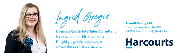 Ingrid Greger of Harcourts joins us at Home & Interiors Wairarapa