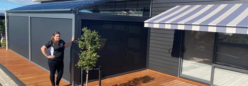 Speak to the experts in covered outdoor living areas at HOME & INTERIORS WAIRARAPA!