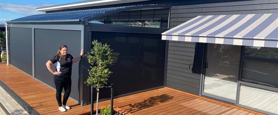 Speak to the experts in covered outdoor living areas at HOME & INTERIORS WAIRARAPA!