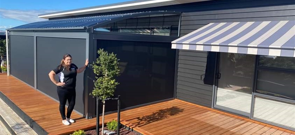Speak to the experts in covered outdoor living areas at HOME & INTERIORS WAIRARAPA!