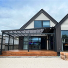 Retractable Shade Systems create an awesome outdoor entertainment area for Wellington Weather!
